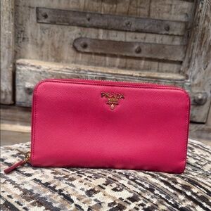 Prada Fuchsia Wallet